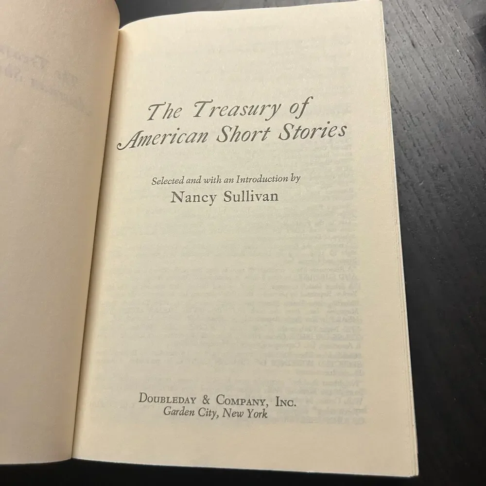 Treasury of American Short Stories by Nancy Sullivan (1981, Hardcover)